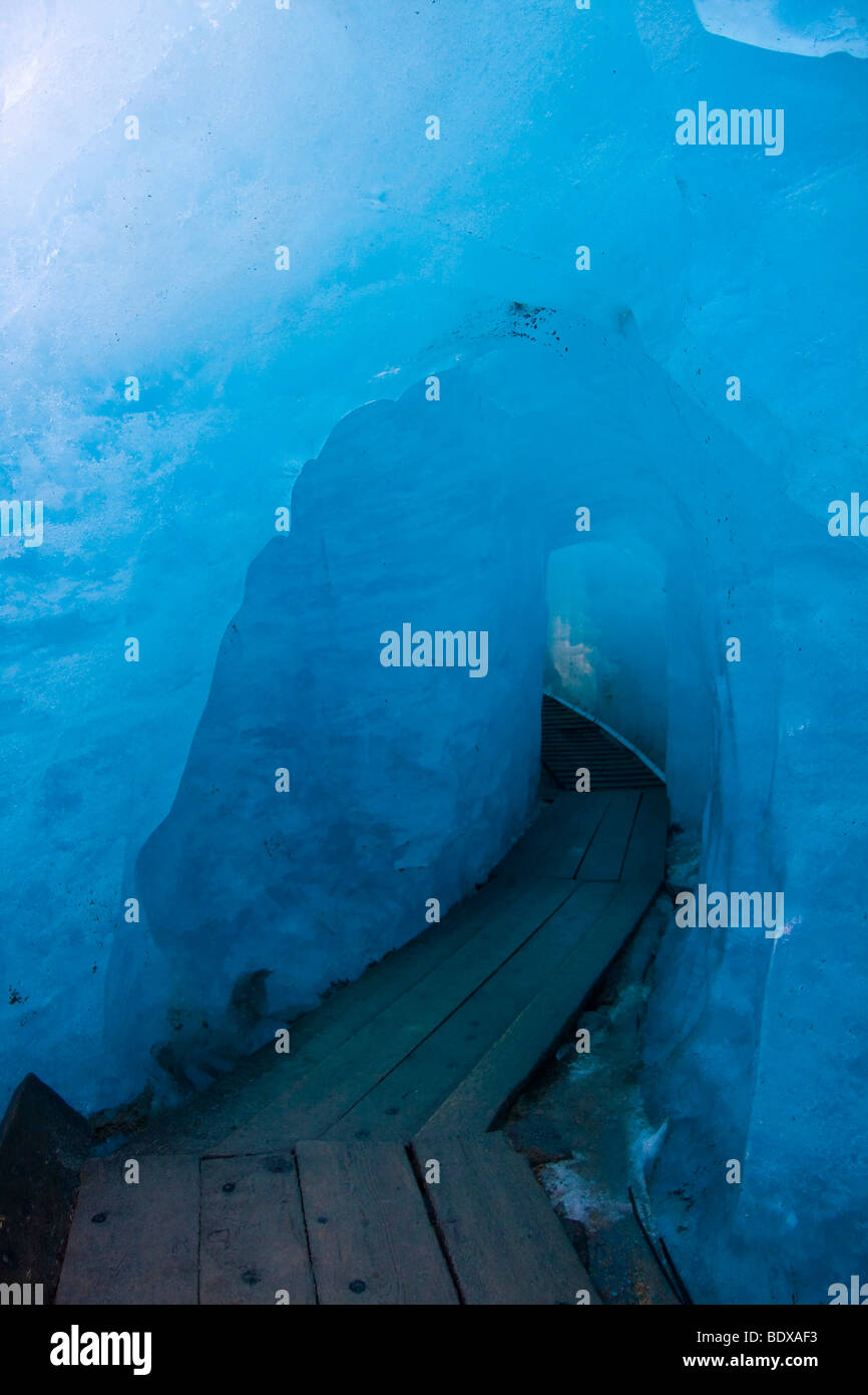 Rhonegletscher, 2009, Kanton Uri, Schweiz, Europa Stockfoto