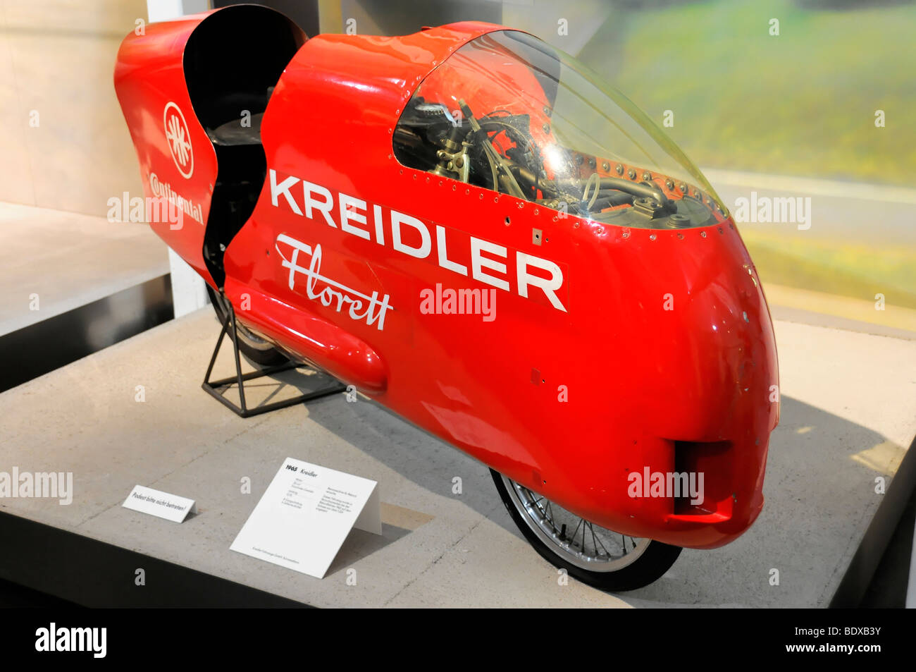 Kreidler racing Motorrad, Baujahr 1965, deutscher Motorrad- und NSU-Museum, Neckarsulm, Baden-Württemberg, Deutschland, Europa Stockfoto