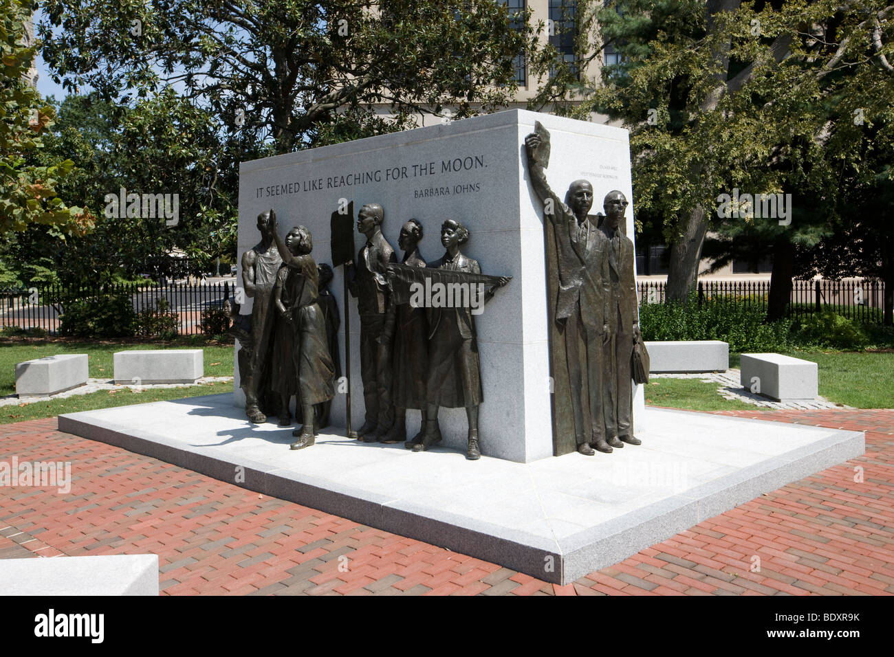 Richmond, Virginia ist die Hauptstadt des Commonwealth of Virginia in den Vereinigten Staaten. Richmond ist eine kreisfreie Stadt. Stockfoto