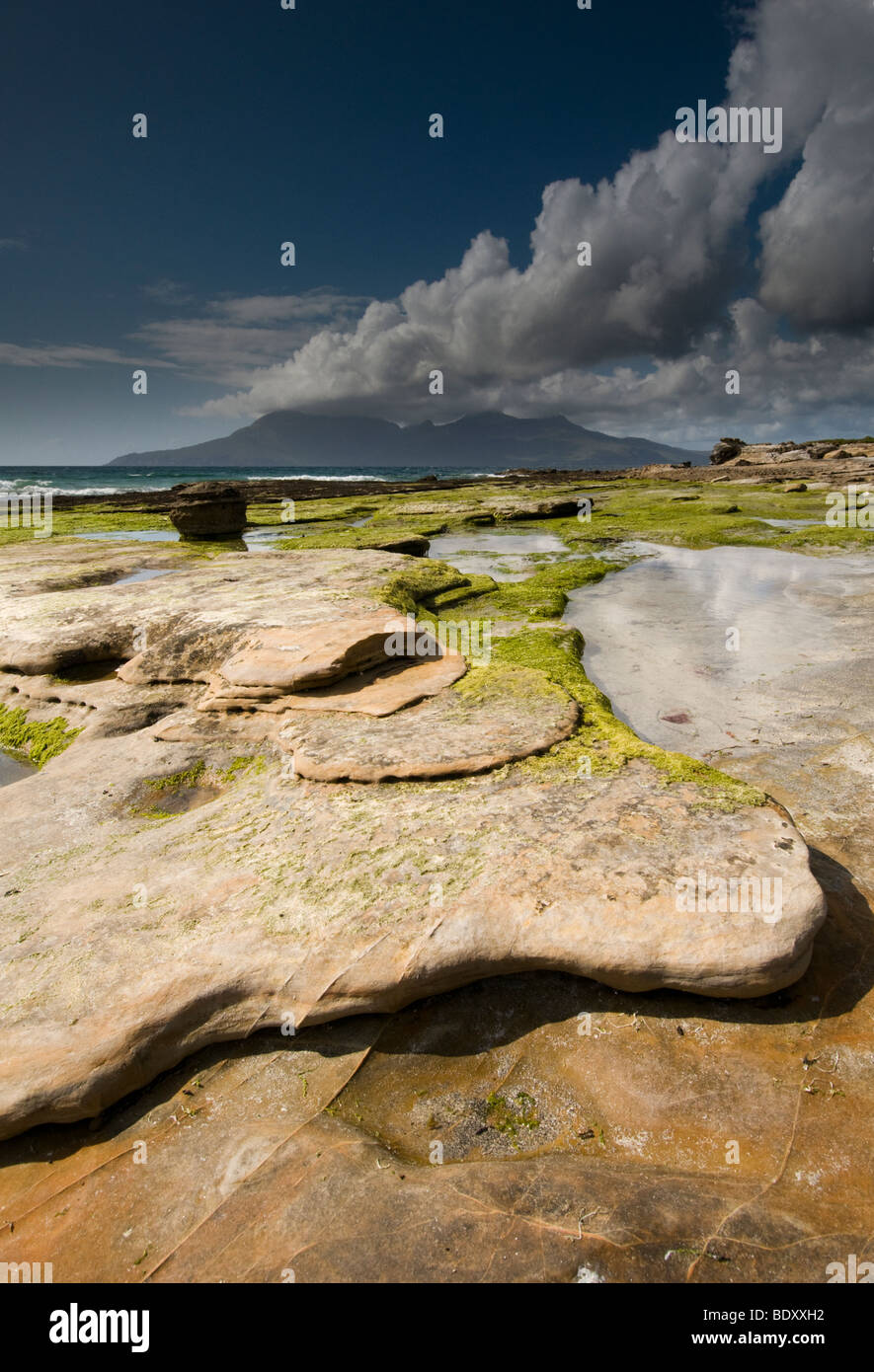 Rum von der Insel Eigg Stockfoto