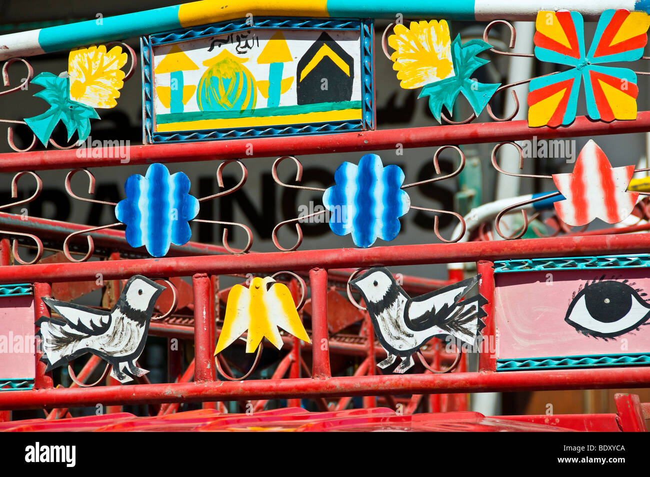 Traditionell eingerichtete LKW in Deira Dubai Stockfoto