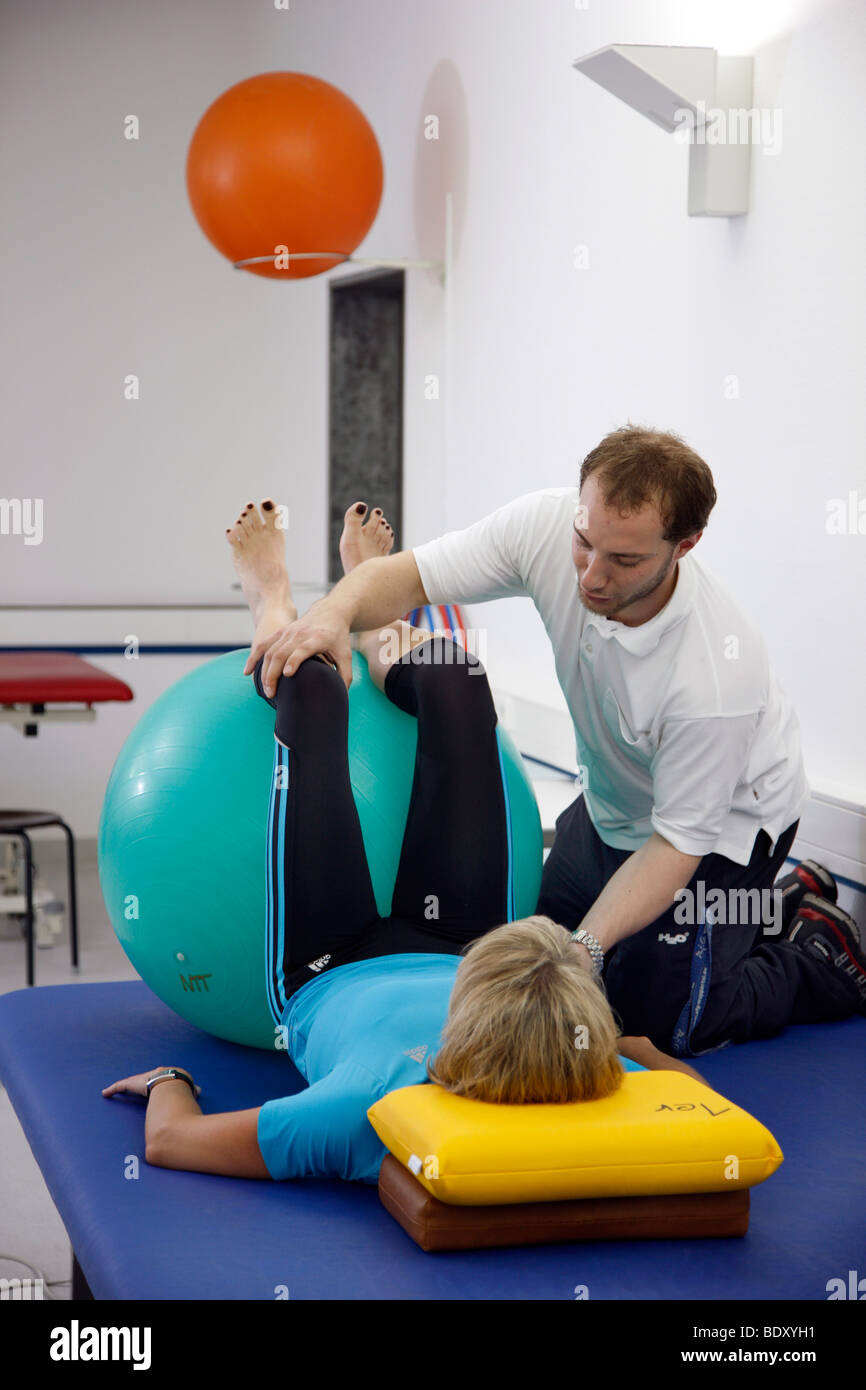 Neurologischen Rehabilitationseinrichtung, Physiotherapie und Heilgymnastik, Bonn, Deutschland Stockfoto