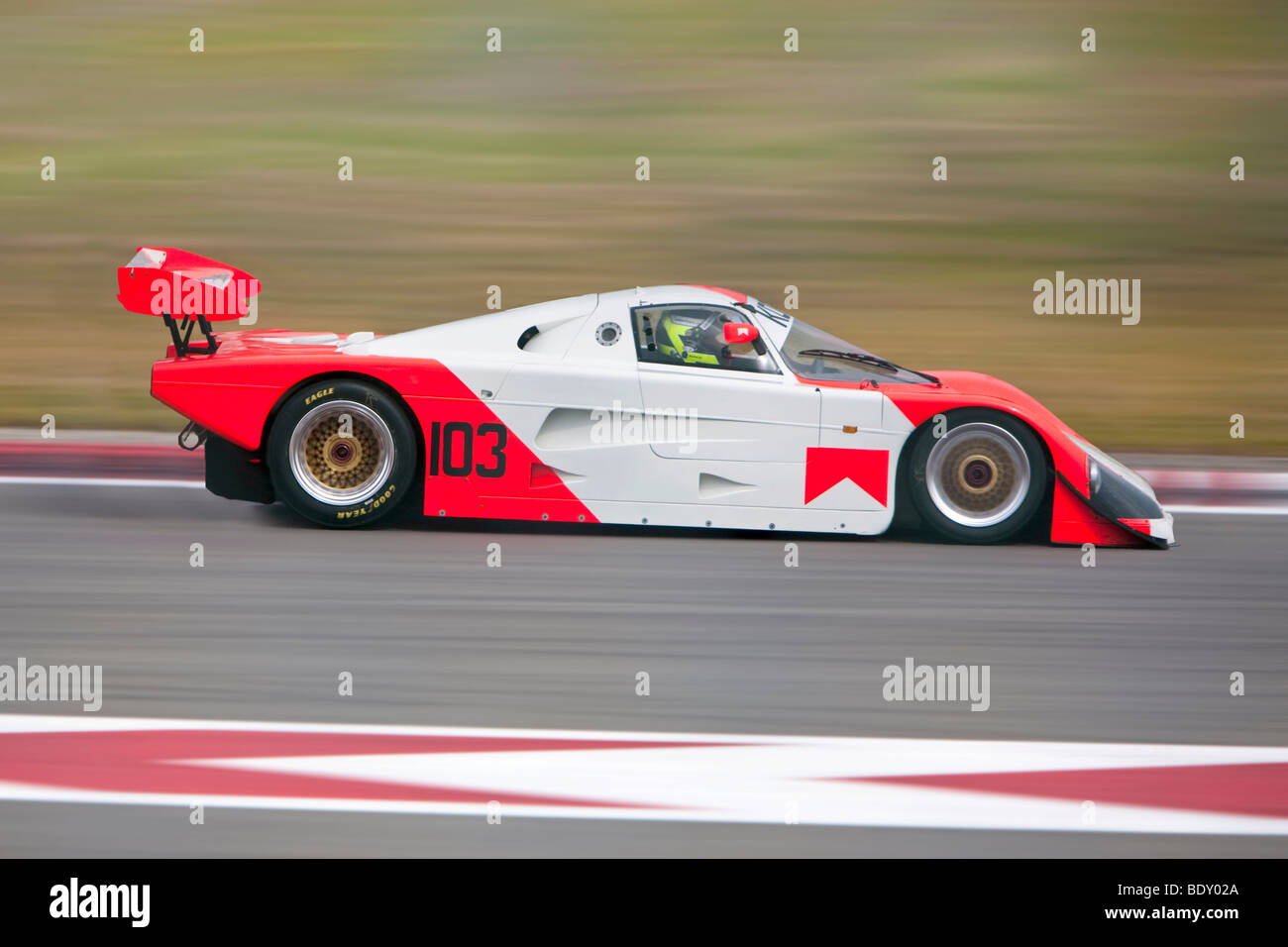 Deutsche Rennsport aufgelegt, German Racing Championship, Oldtimer Grand Prix Nürburgring Rennstrecke, Rheinland-Pfalz Stockfoto