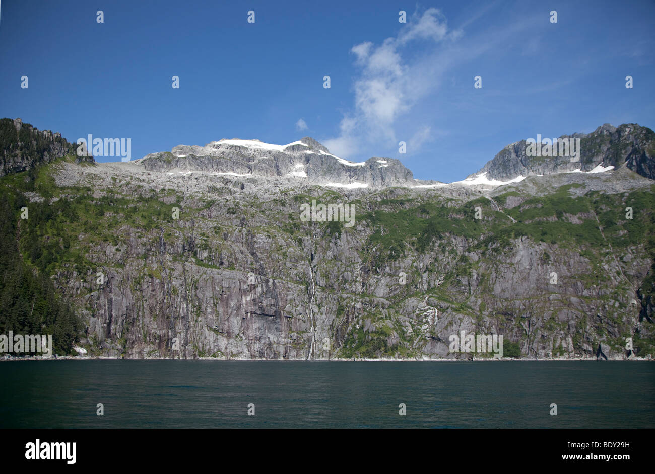 Seward, Alaska - Katarakt Cove auf Harris Bay in Kenai Fjords Nationalpark. Stockfoto