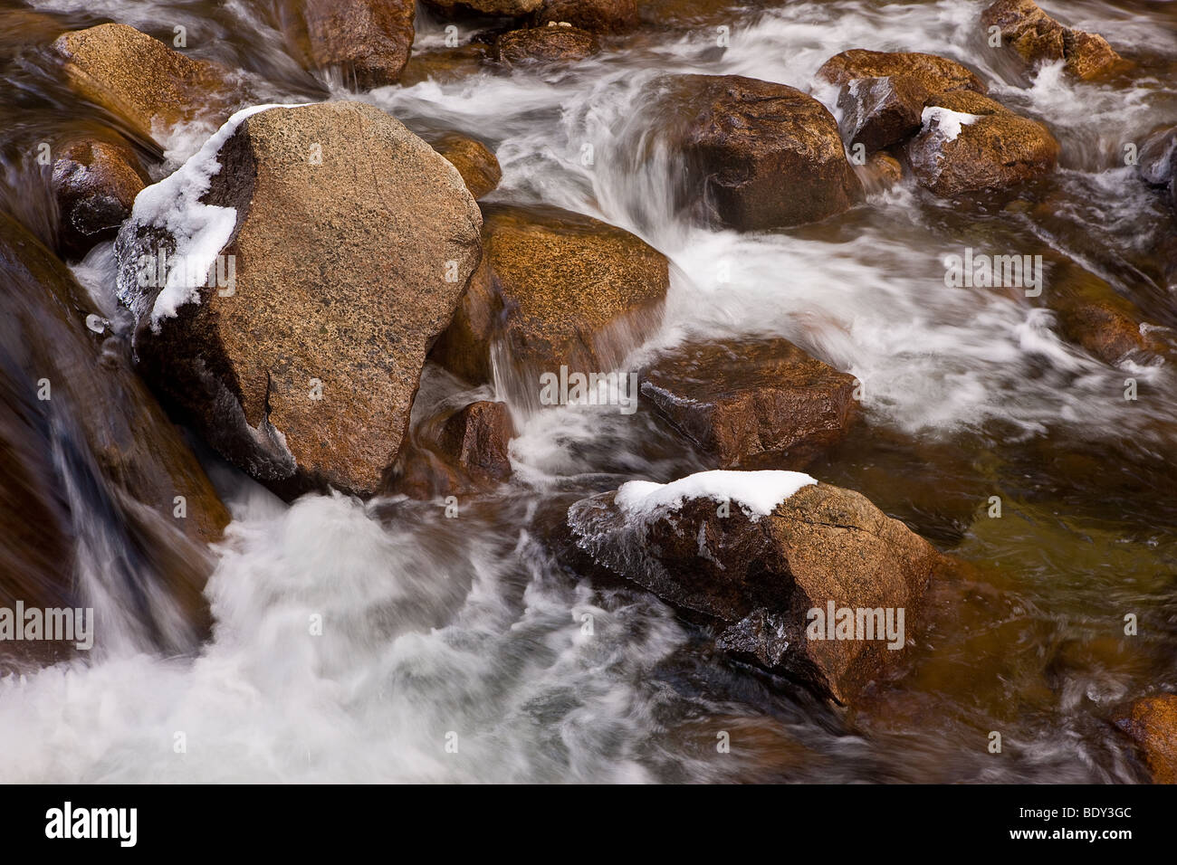 Tenaya Creek, Yosemite-Nationalpark, Kalifornien, USA. Stockfoto