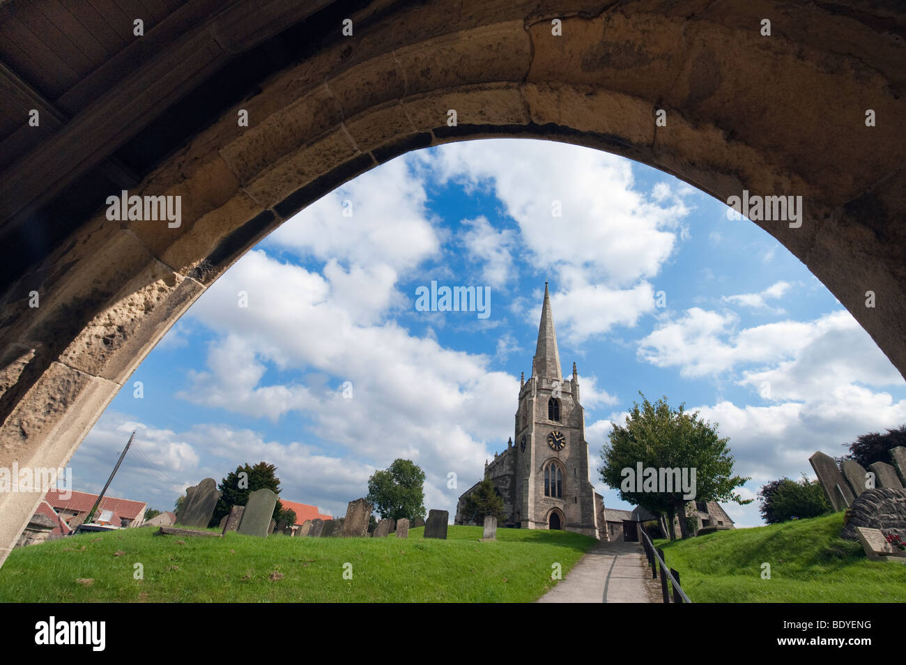 "St Jame'' Kirche in"South Anston", Süd-Yorkshire, England,"Great Britain","Großbritannien", GB, UK, EU Stockfoto
