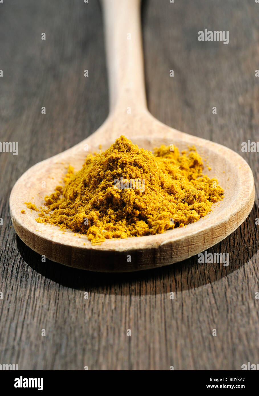 Curry-Pulver Stockfoto