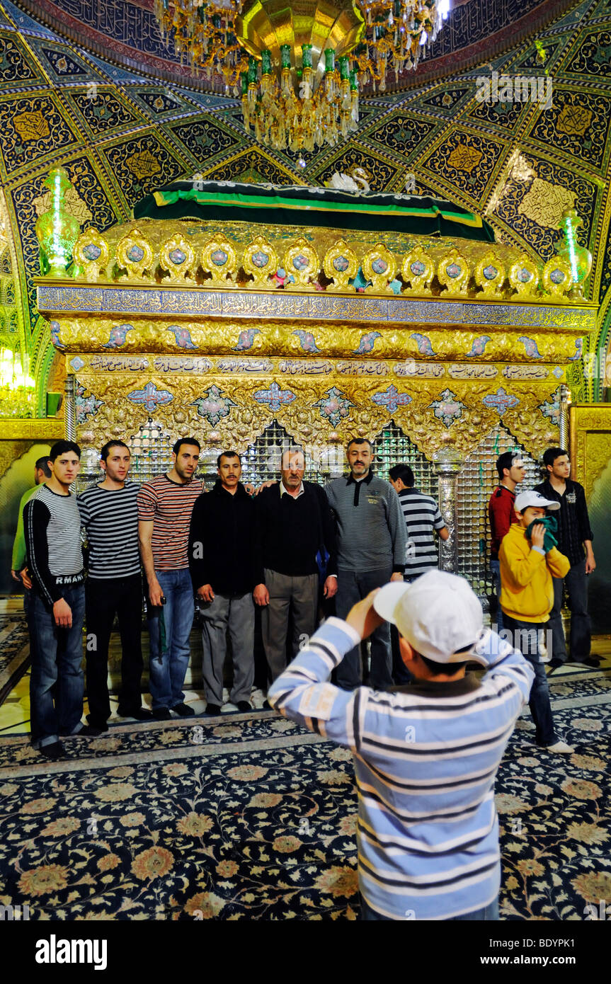Heiligtum der Schiiten in der Ruqqaya-Moschee in Damaskus, Syrien, Naher Osten, Asien Stockfoto