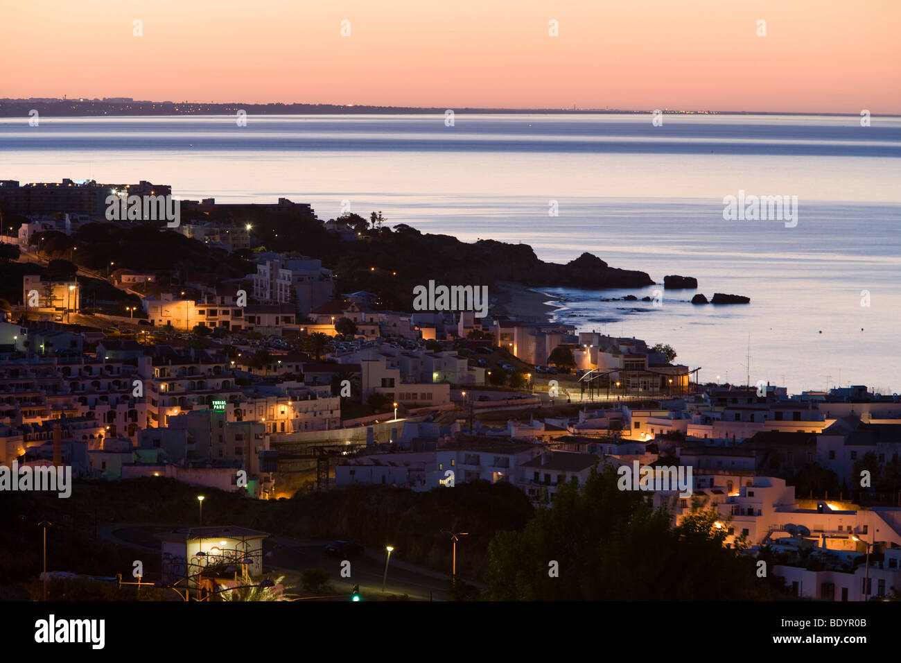 Nachtleben von Albufeira, Algarve, Portugal, Europa Stockfoto