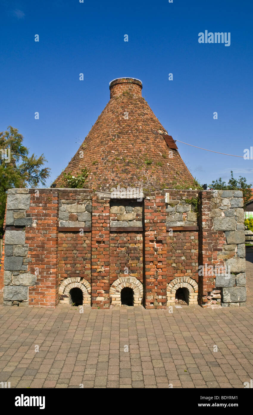 dh Oatlands ST SAMPSON GUERNSEY Ziegel Hafer Brennöfen Oatlands Dorf Brennofen Gebäude Stockfoto