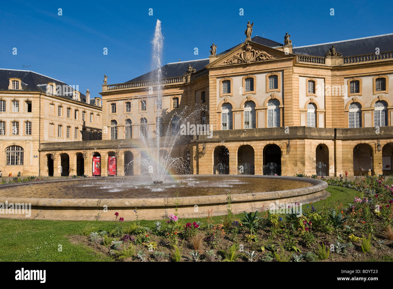 Place De La Comedie, Opernhaus, Metz, Lothringen, Frankreich, Europa Stockfoto