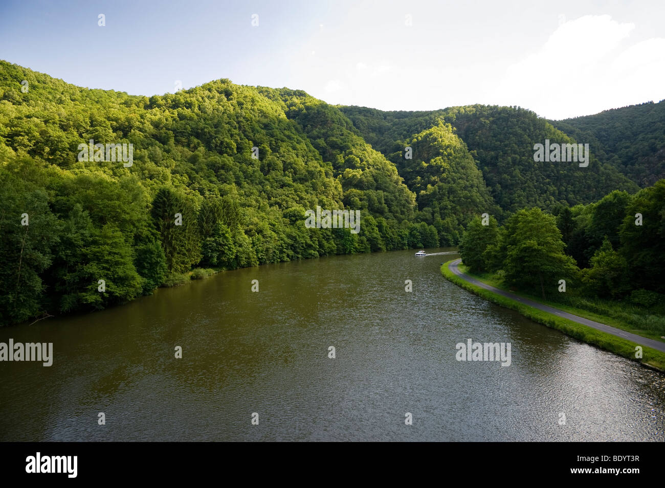 Vallee de Maas, Maas, Charlesville-Mezieres, Champagne-Ardenne, Frankreich, Europa Stockfoto