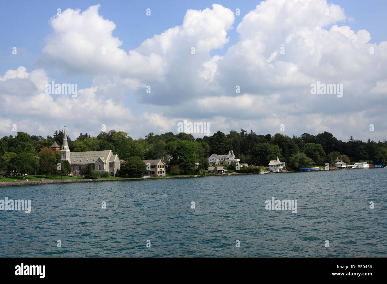 Skanaeateles See, Stadt Skaneateles, Finger Lakes Region des Staates New York Stockfoto