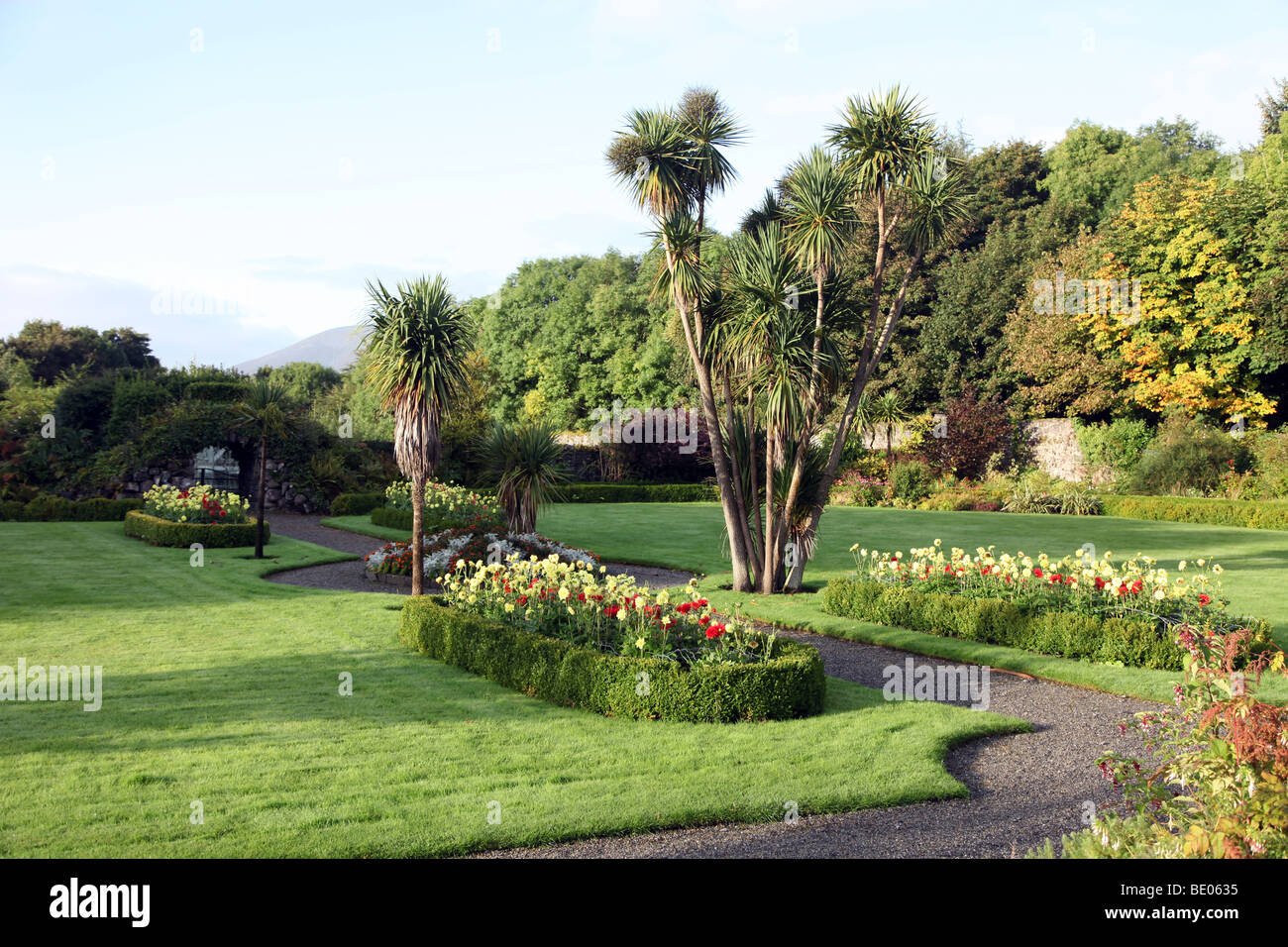Enniscoe Haus Gärten, Co. Mayo Stockfoto
