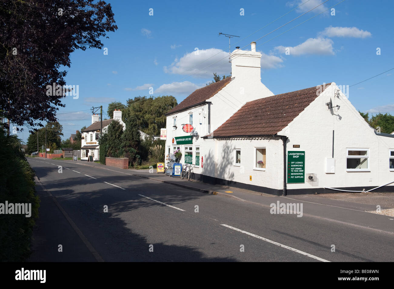 Dorf von Laughterton in "West Lindsey", Lincolnshire, England, "Great Britain", "Großbritannien", GB, UK, EU Stockfoto