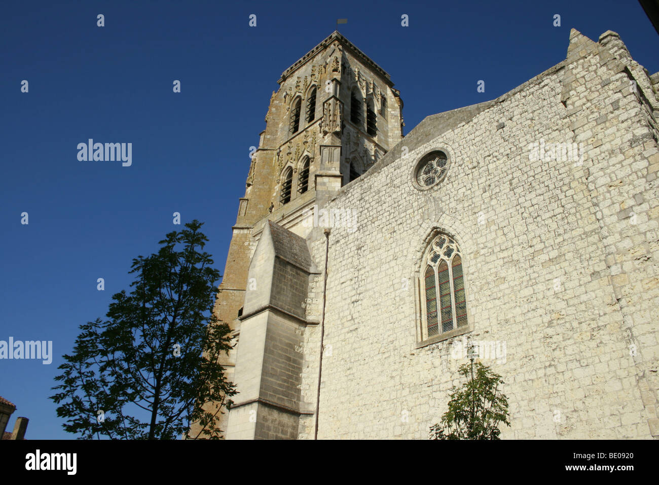 Die Kathedrale von Saint Gervais Protais begann im XIII. Jahrhundert und fertigen im XVIII Jahrhundert, Lectoure Stockfoto