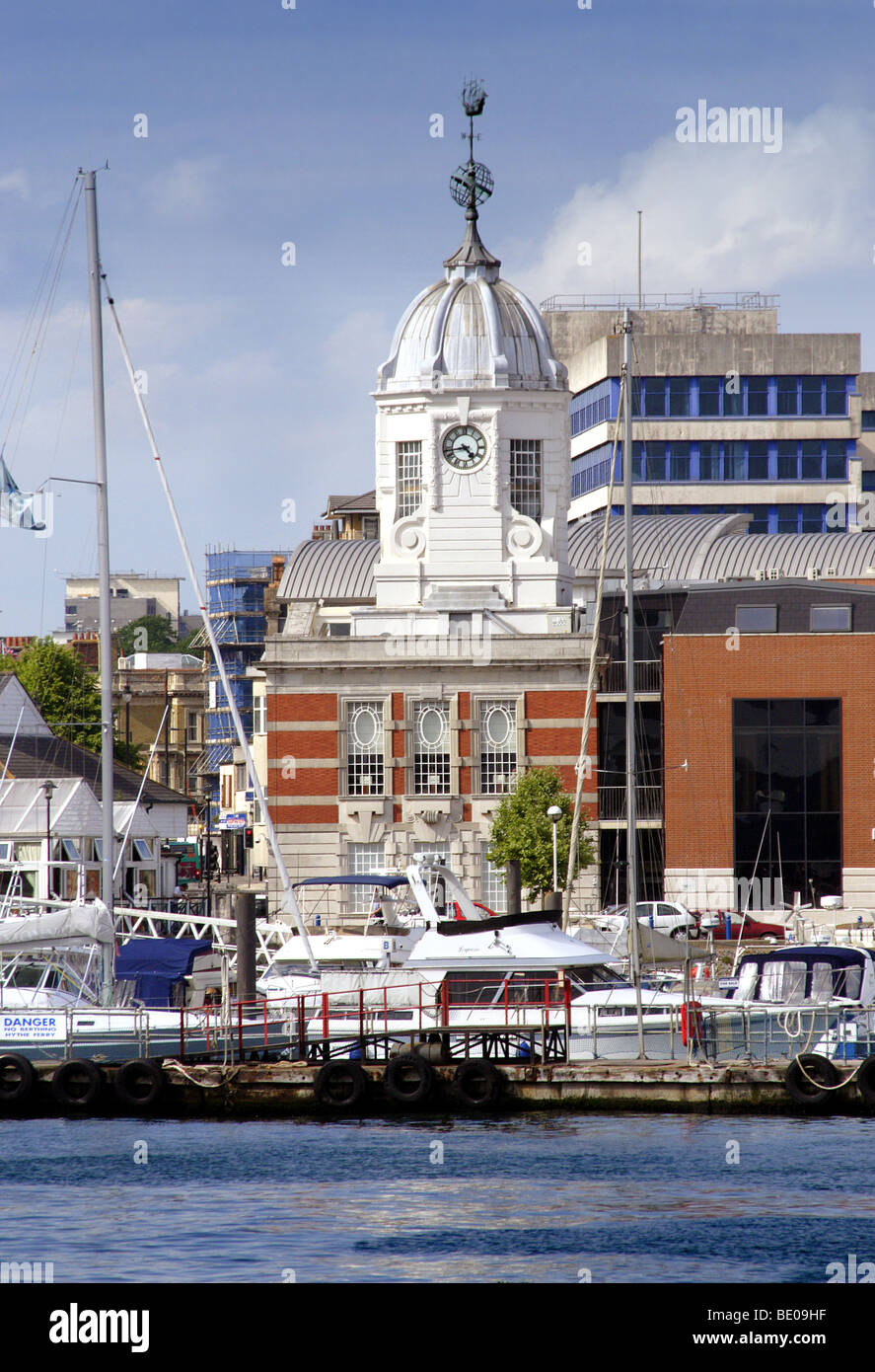Hafen Sie, Büros, Southampton, Hampshire, England Stockfoto