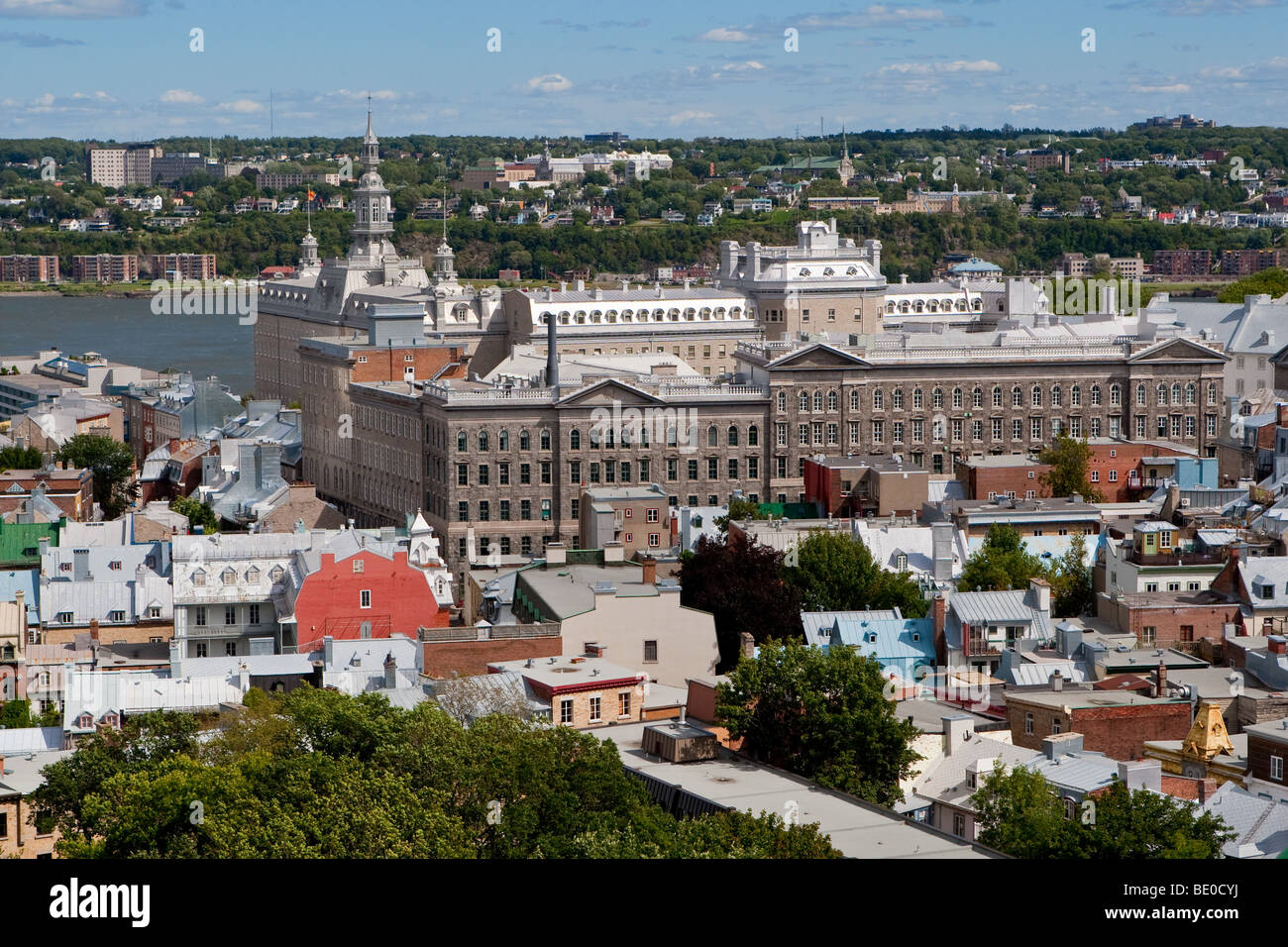 Die Altstadt sieht in Québec (Stadt) Stockfoto