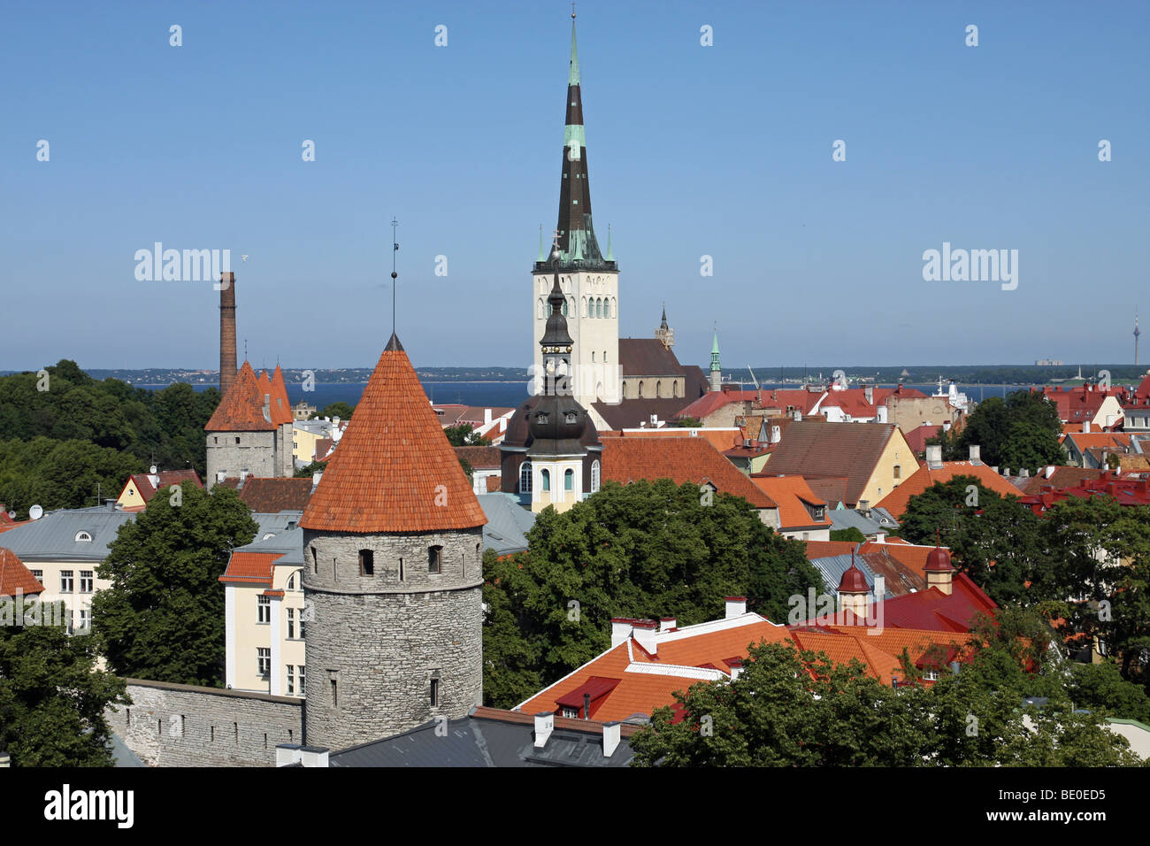 Altstadt von Tallinn Stockfoto