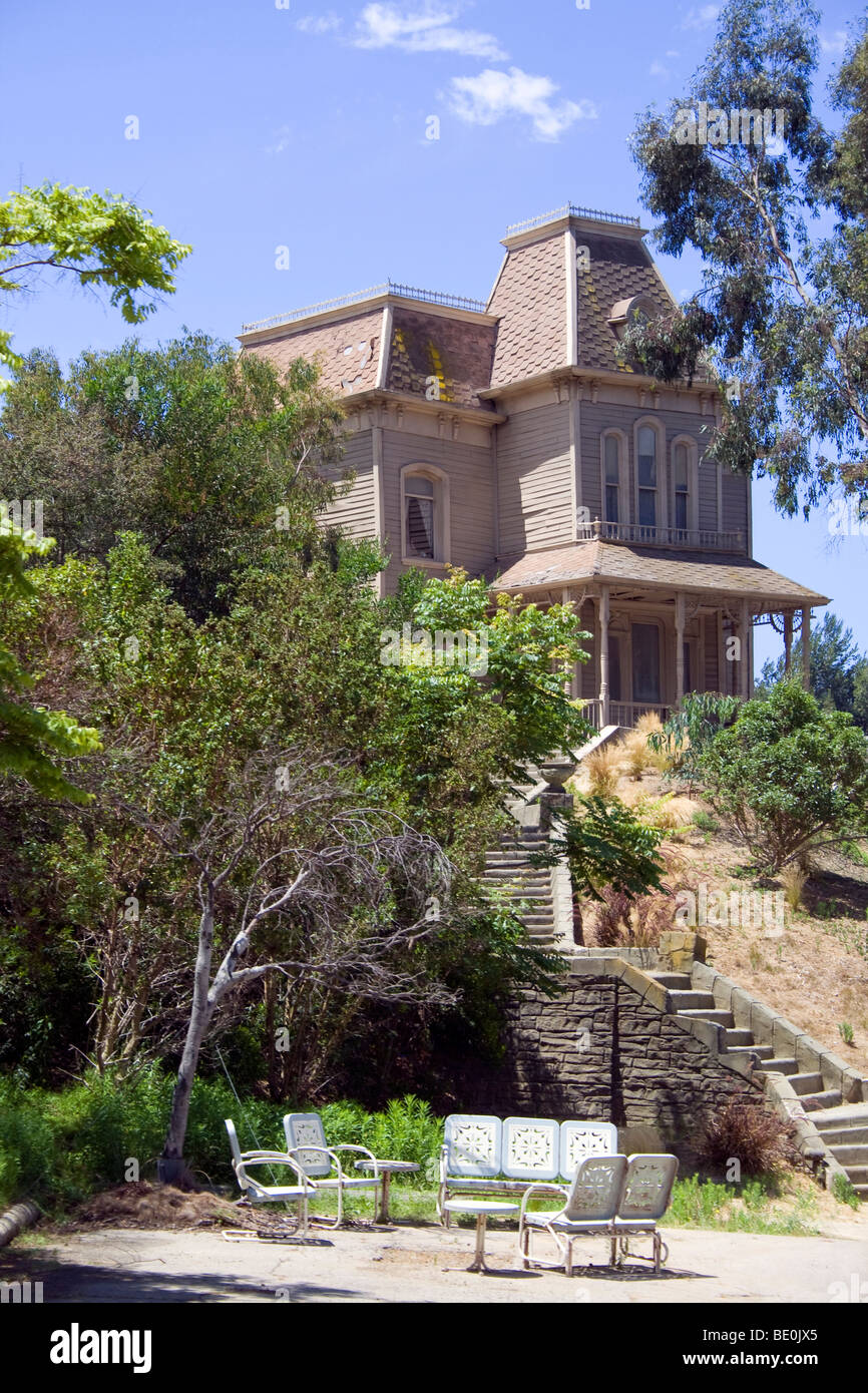 Psycho-Haus, Universal Studios Tour, Los Angeles, Kalifornien, USA Stockfoto