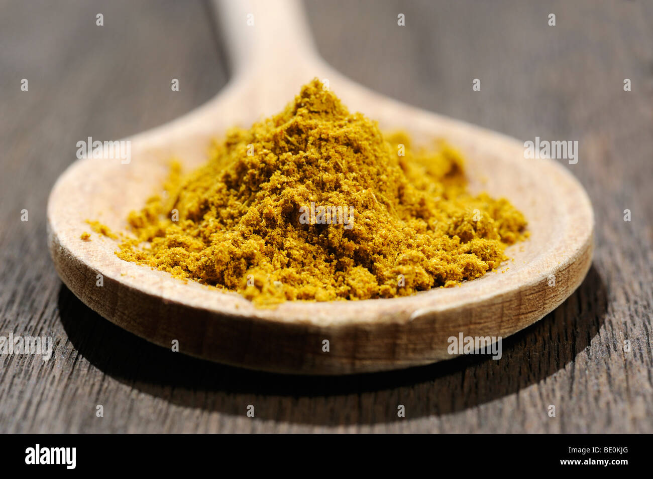 Curry-Pulver Stockfoto