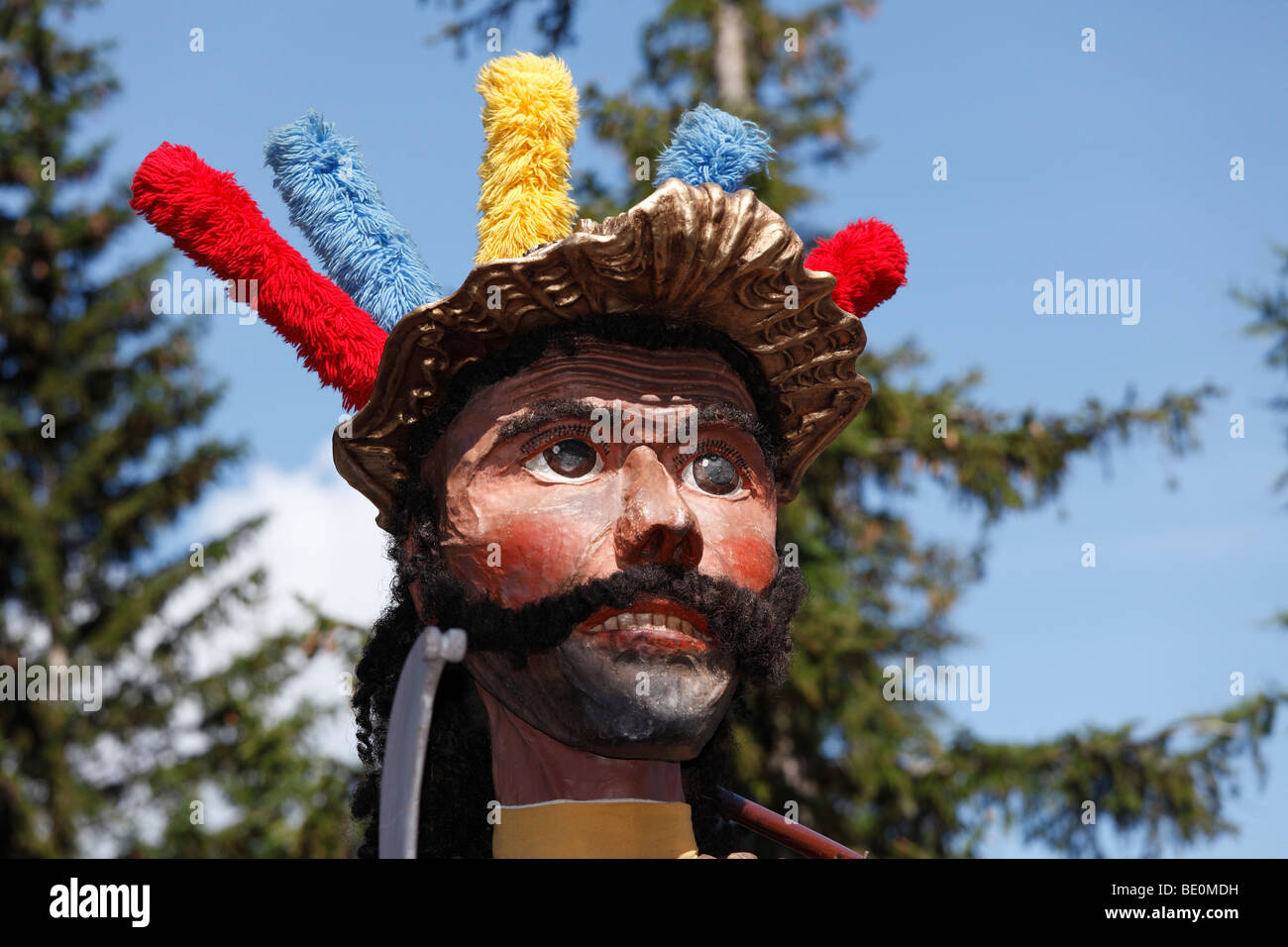 Samson von St. Michael, Samson-parade, Lungau, Salzburg, Österreich, Europa Stockfoto