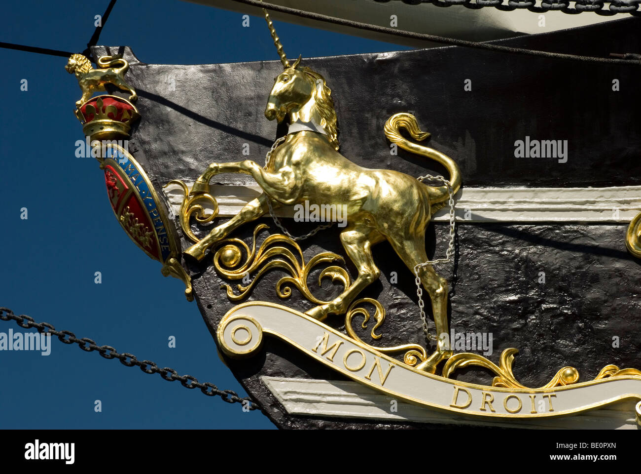 Bug der SS Great Britain Stockfoto