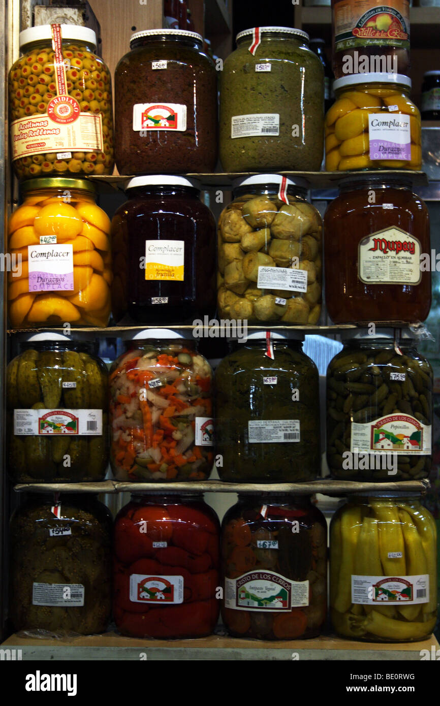 Mendoza: Markt: Gurken Stockfoto