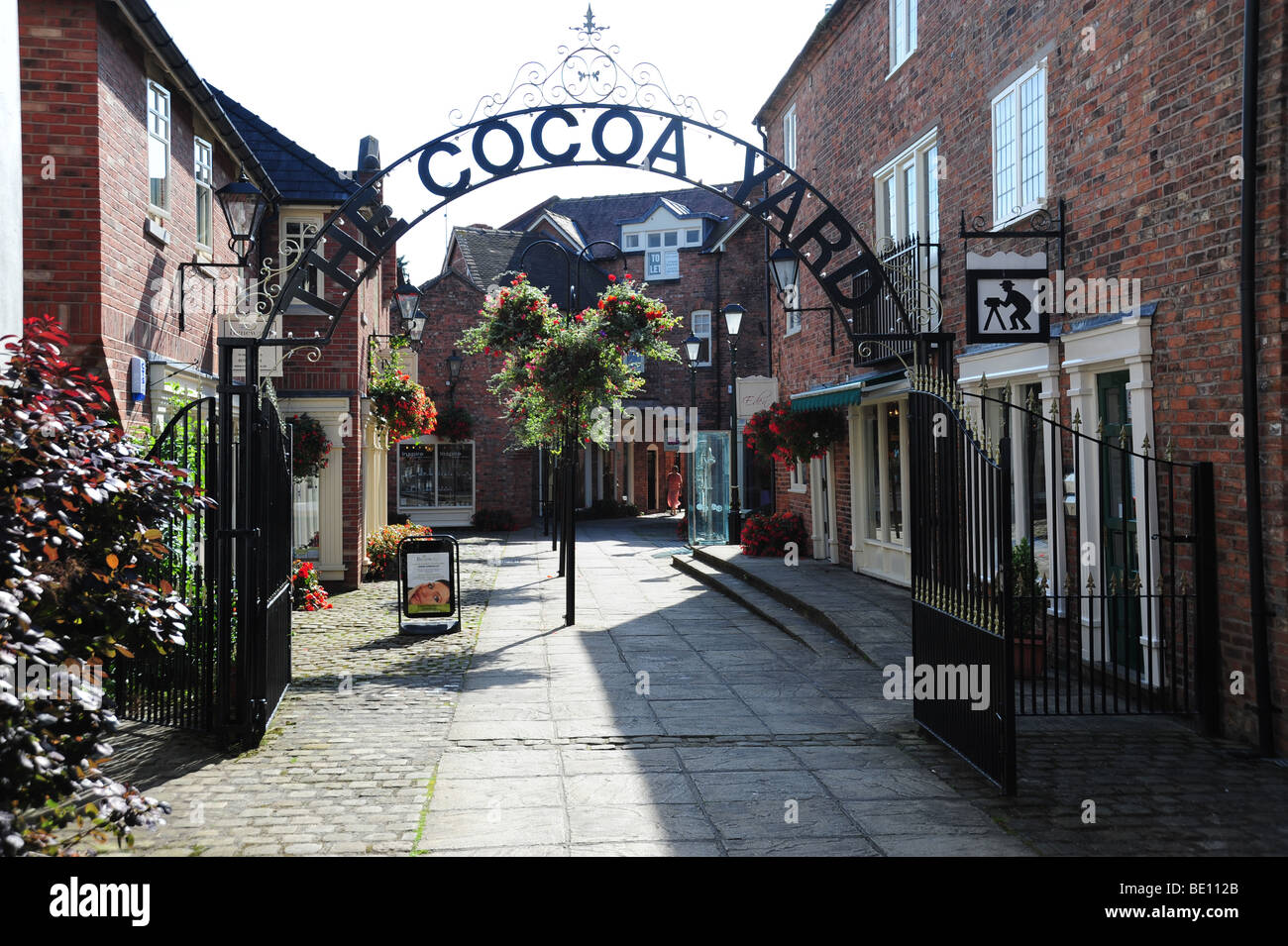 Geschäfte in Nantwich Cheshire Stockfoto