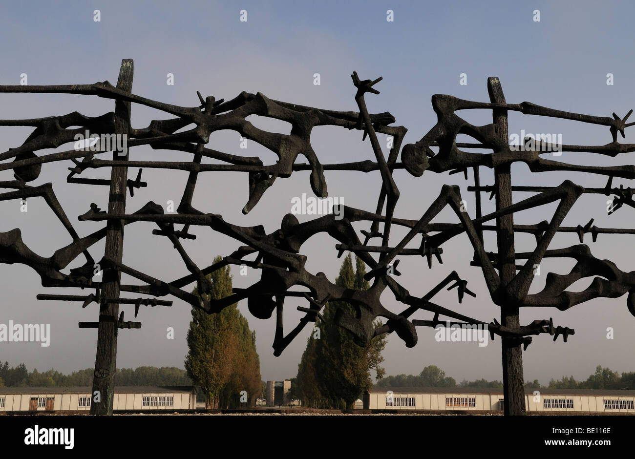 International-Denkmal-Skulptur von Nandor Glid, KZ Dachau, Deutschland Stockfoto