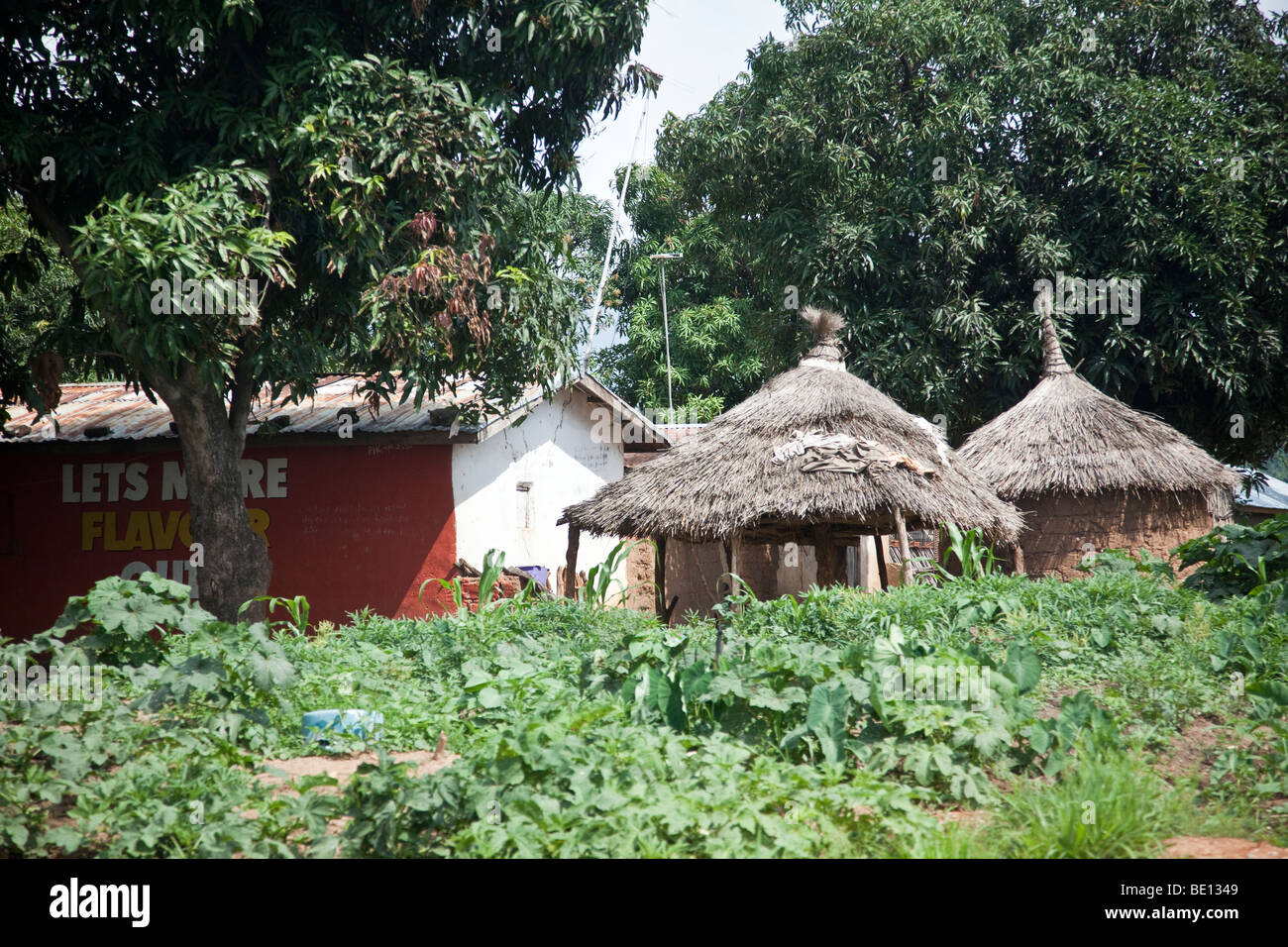 Dorf im Bundesstaat Niger, Nigeria Stockfotografie Alamy