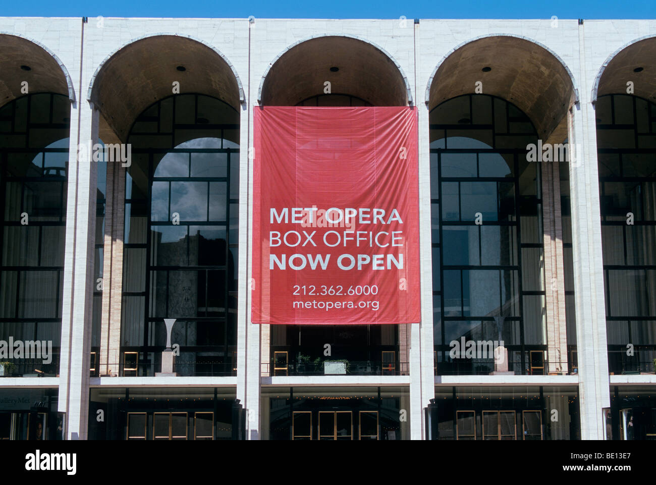 New York City Metropolitan Opera House Lincoln Center For Performing Arts NYC USA Stockfoto