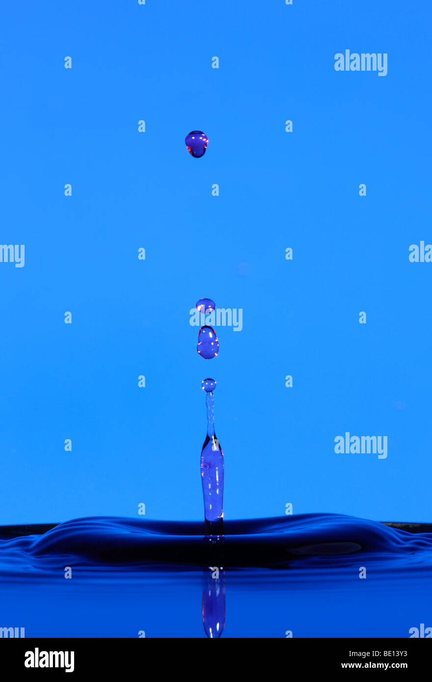 Wassertropfen Stockfoto