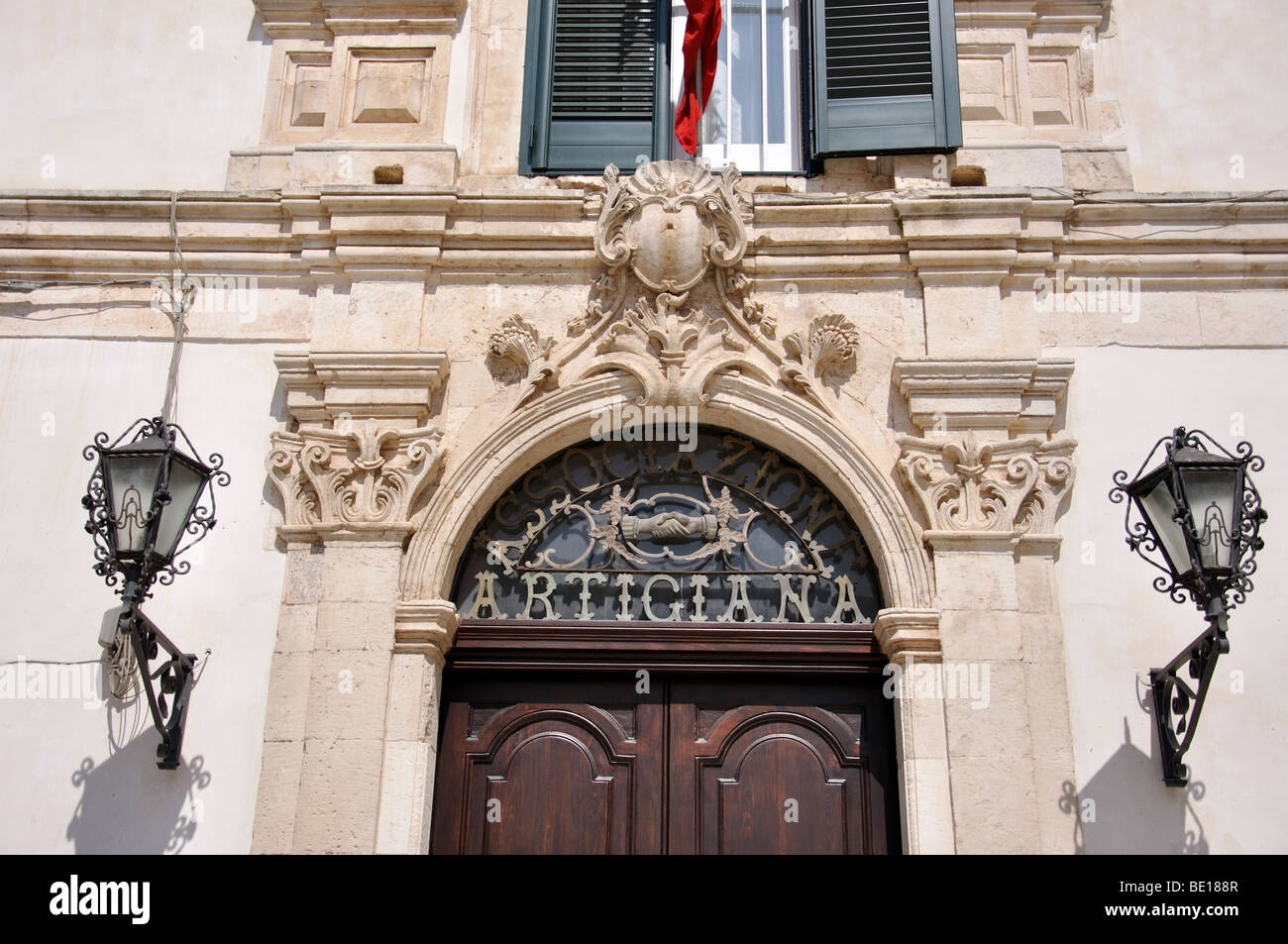 Palazzo Dell' Universita, Martina Franca, Provinz Taranto, Apulien Region, Italien Stockfoto