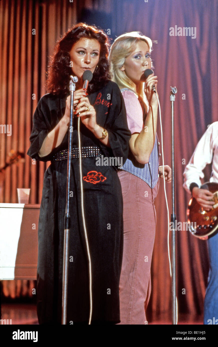ABBA - schwedischen pop-Gruppe über 1978 mit Frida Lyngstad auf der linken Seite und Agnetha Faltskog Stockfoto