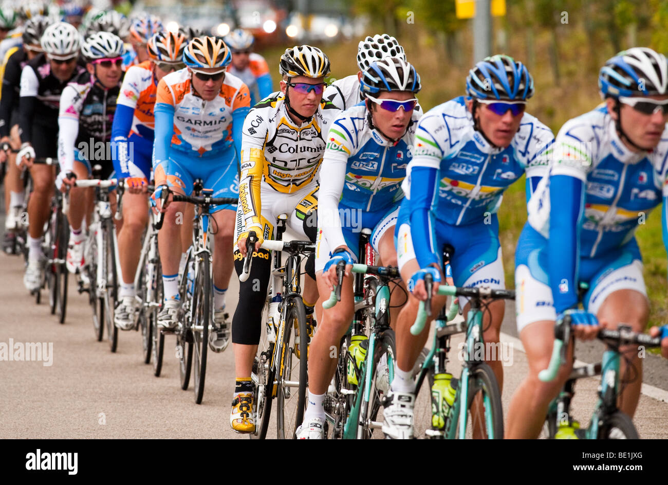 Tour durch Großbritannien Zyklus Rennen 2009 - Stufe 3 - Scottish Borders Stockfoto