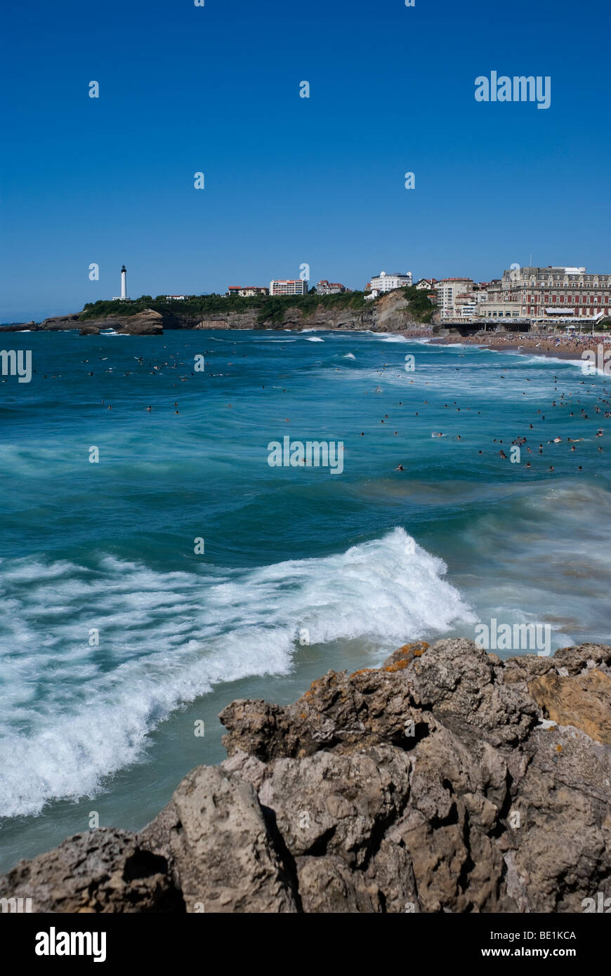 Biarrizt in der französischen zahlt Basken Stockfoto