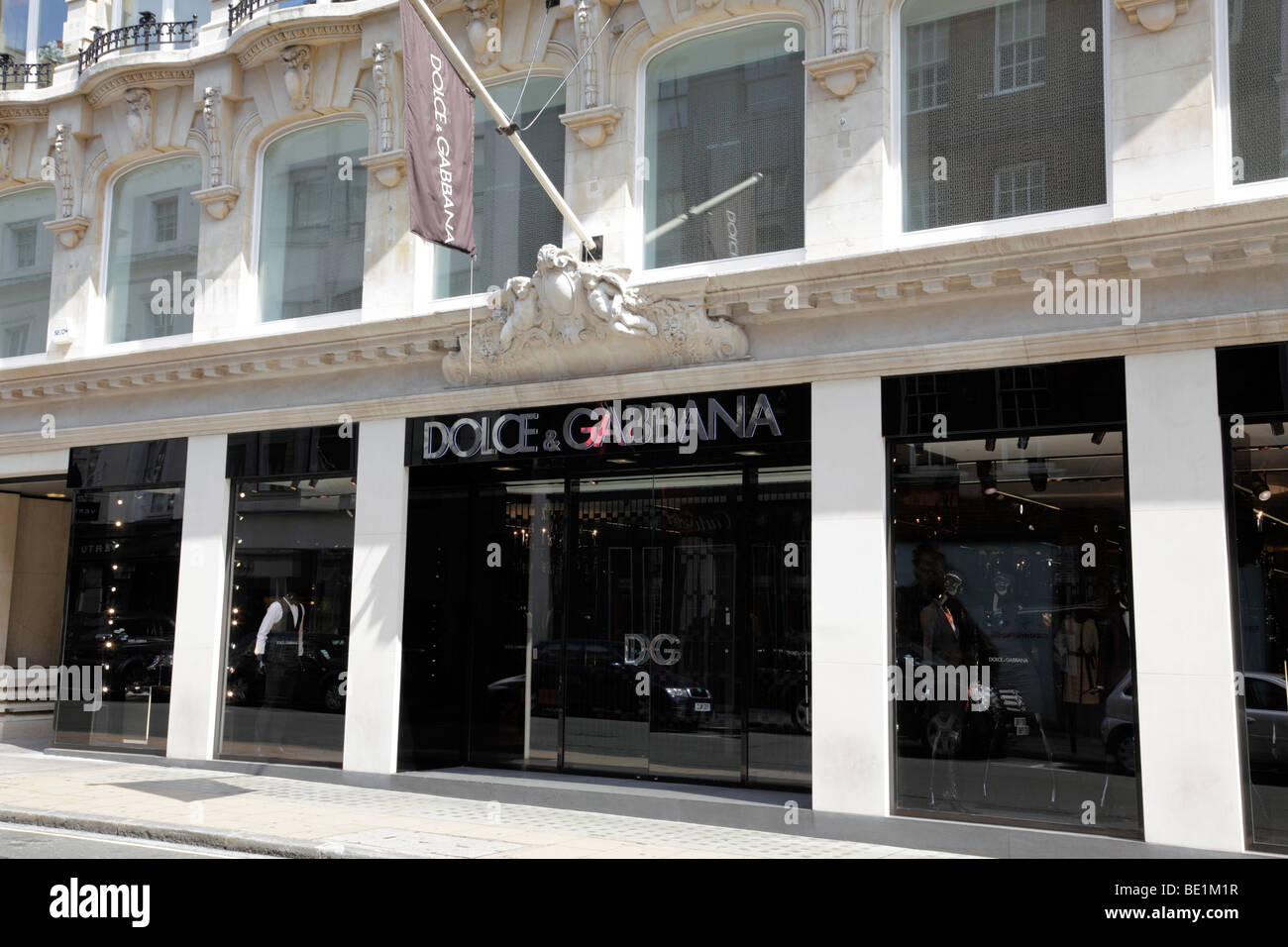 Außenseite des dolce & Gabbana Stores auf alten Bond street Mayfair London uk Stockfoto
