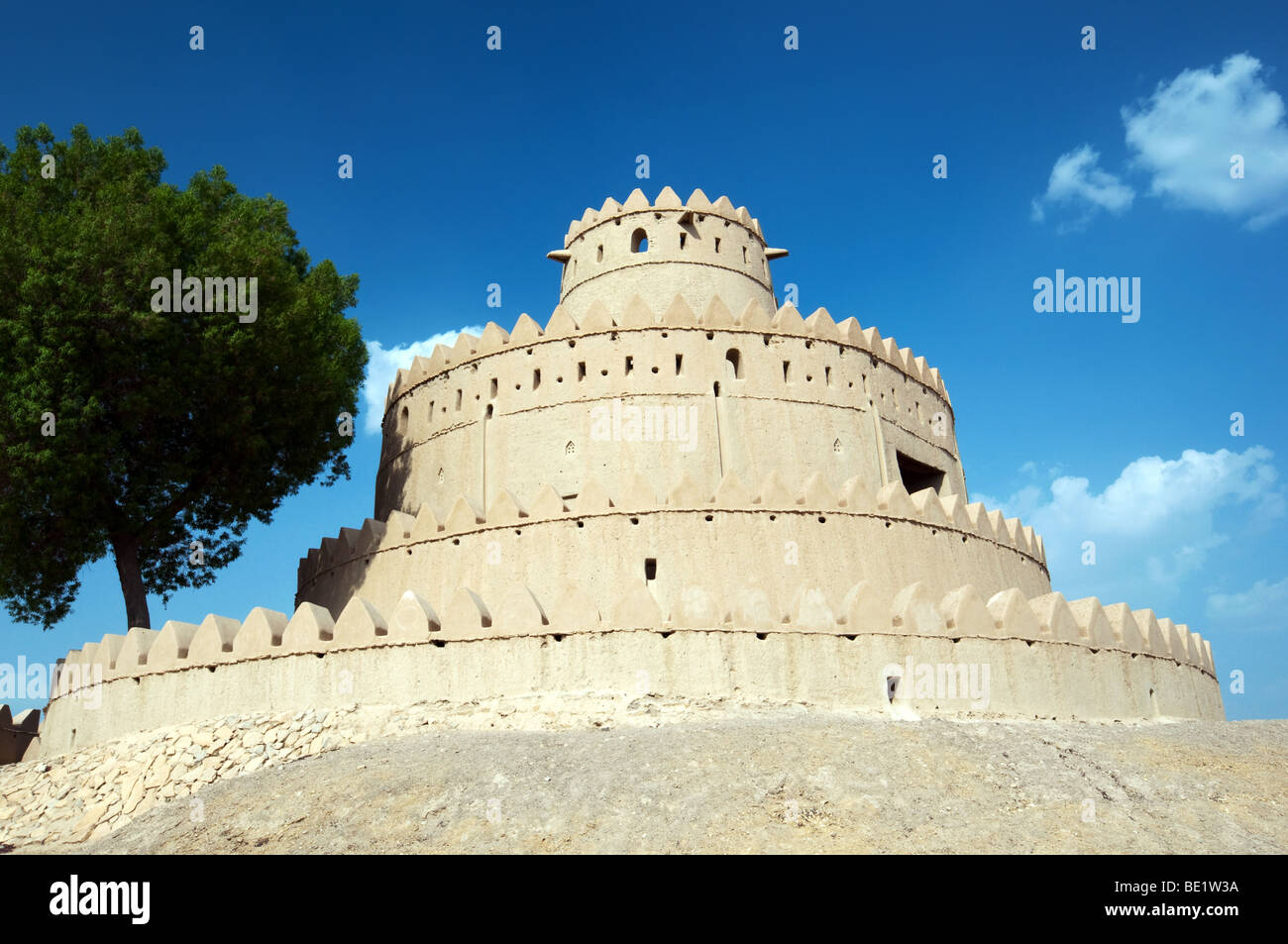 Al Jahli Fort in Al Ain Stockfoto