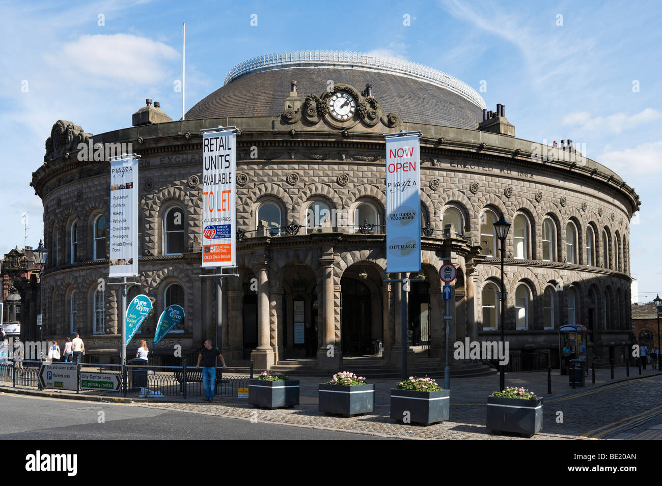 Der Corn Exchange, gebaut von dem lokalen Architekten Cuthbert Brodrick in 1863, Leeds, West Yorkshire, England Stockfoto