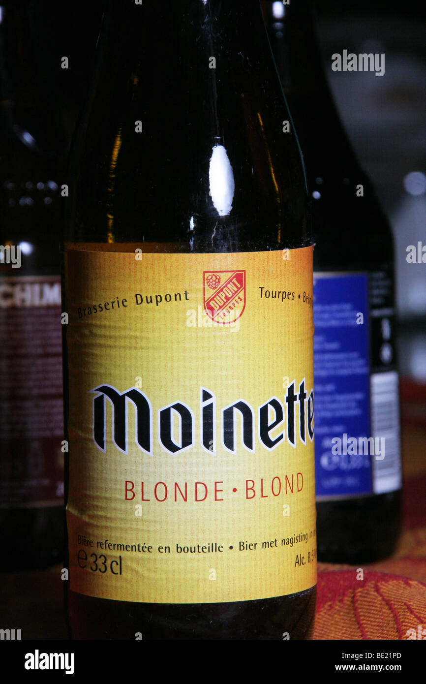 Moinette, belgisches Bier Stockfoto