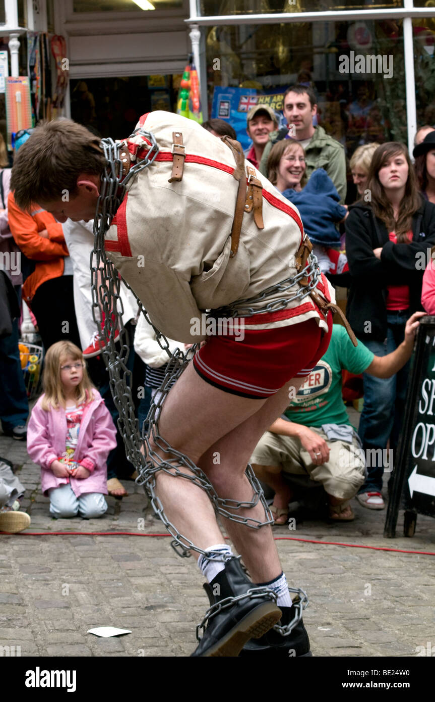 Ashbourne International Streetfest 2009 Straßentheater und Kunst-Festival in Ashbourne Derbyshire Peak District England Stockfoto