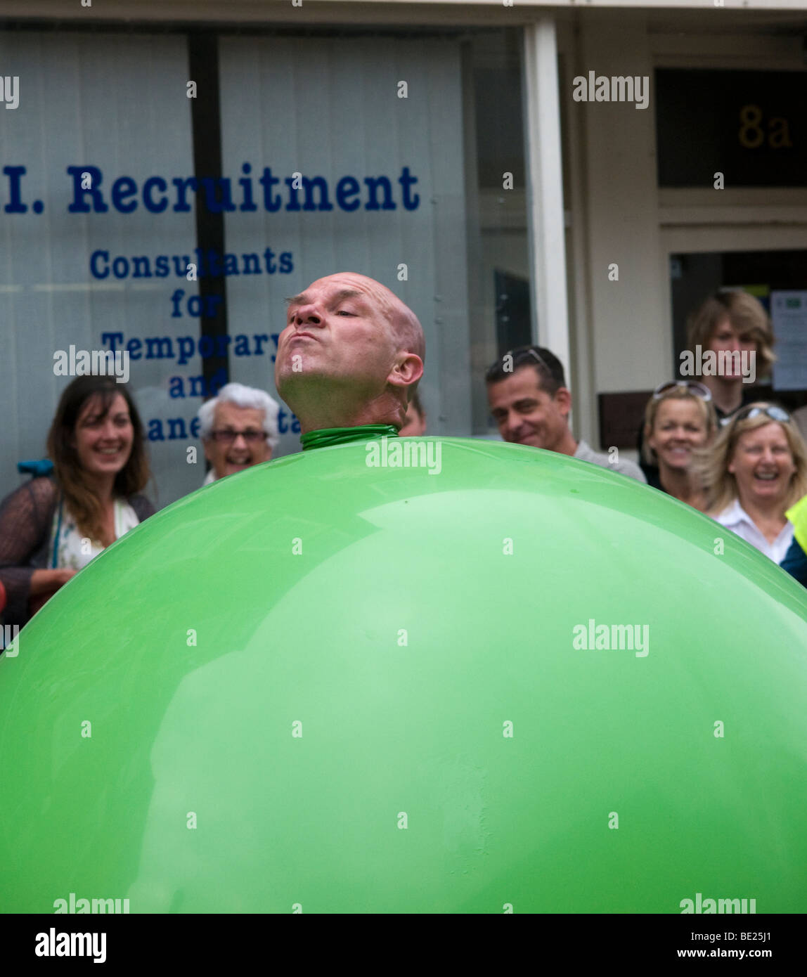 Ashbourne International Streetfest 2009 Straßentheater und Kunst-Festival in Ashbourne Derbyshire Peak District England Stockfoto