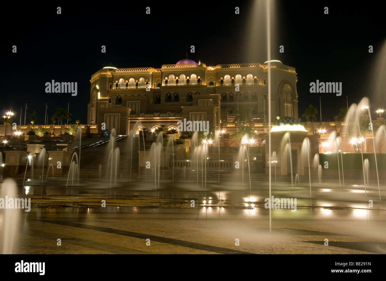 Hotel Emirates Palace, Abu Dhabi, Vereinigte Arabische Emirate Stockfoto