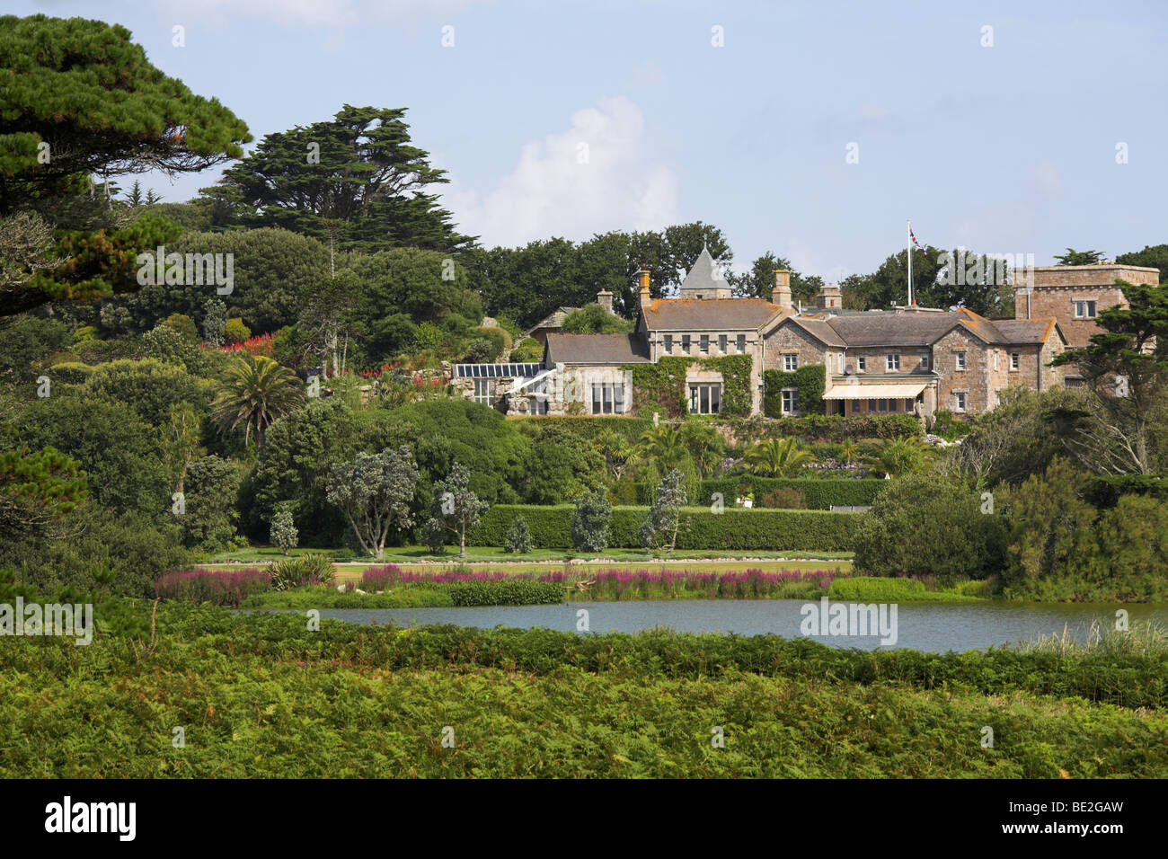 Klostergarten - Tresco - Isles Of Scilly Stockfoto