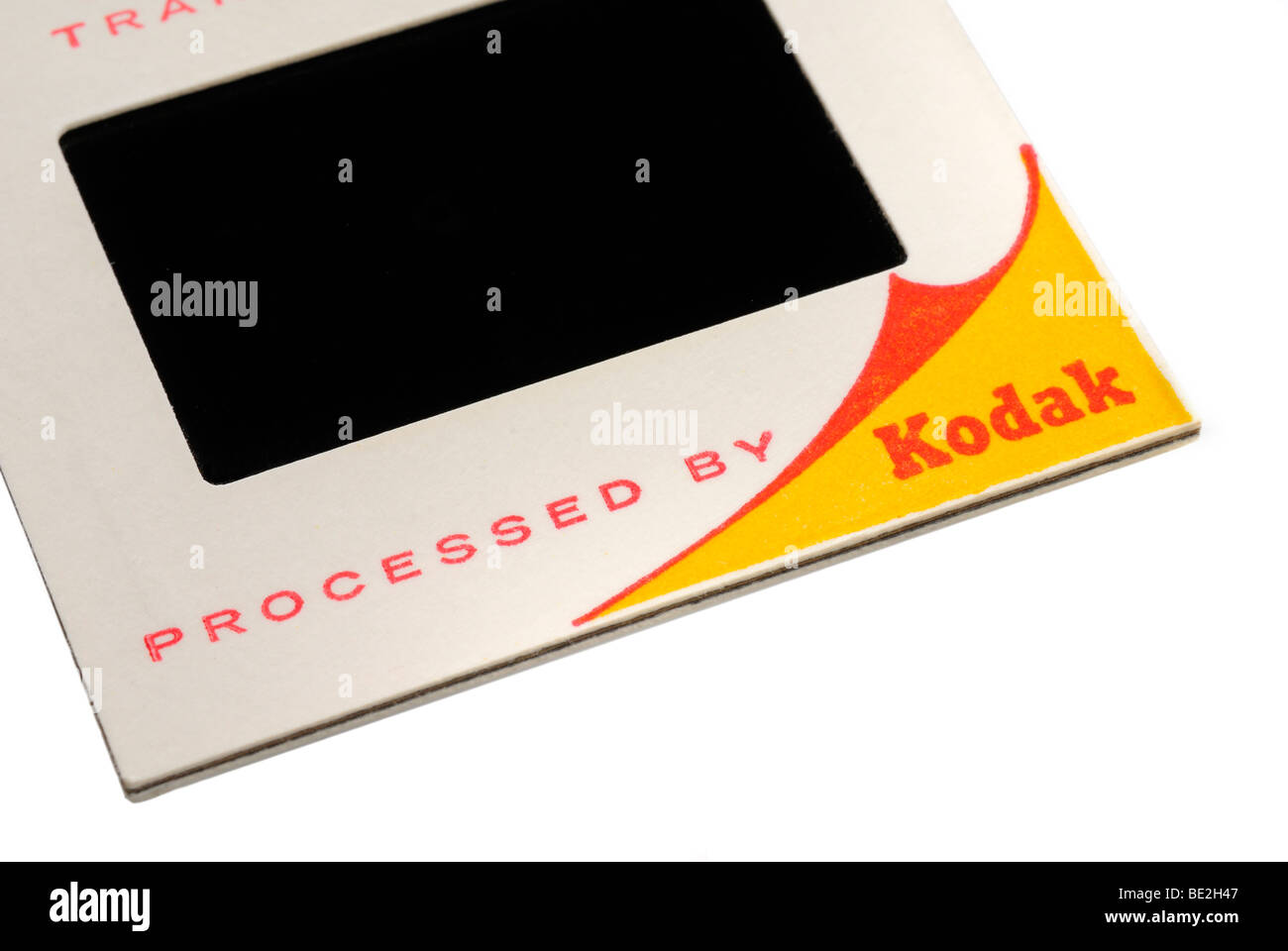 Kodak Kodachrome Transparenz in einem Karton montieren Stockfoto