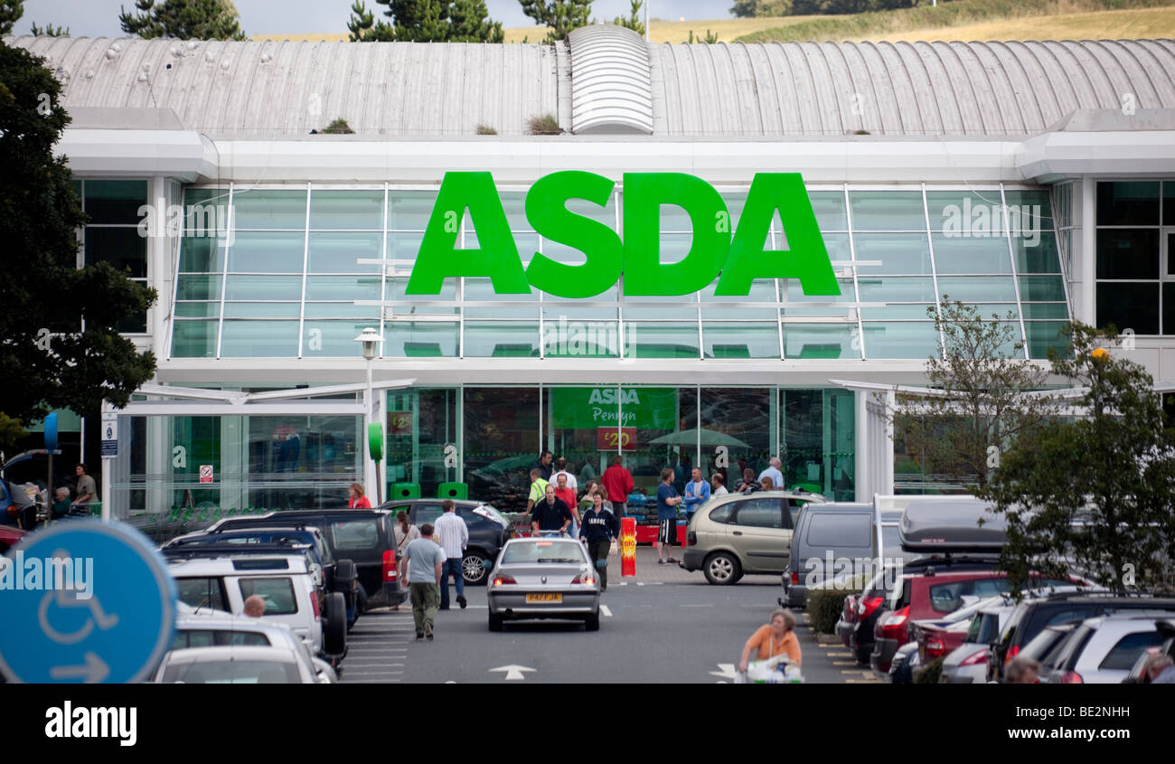 ASDA, Wal-Mart-Familie, Supermarkt. Stockfoto