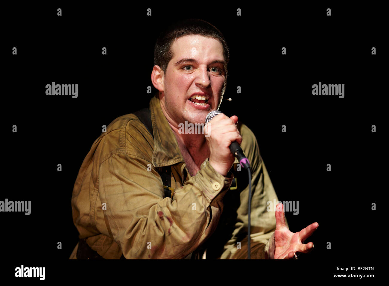 Szene aus "Woyzeck" am städtischen Theater Bern premiere 12.09.2009, Schweiz Stockfoto