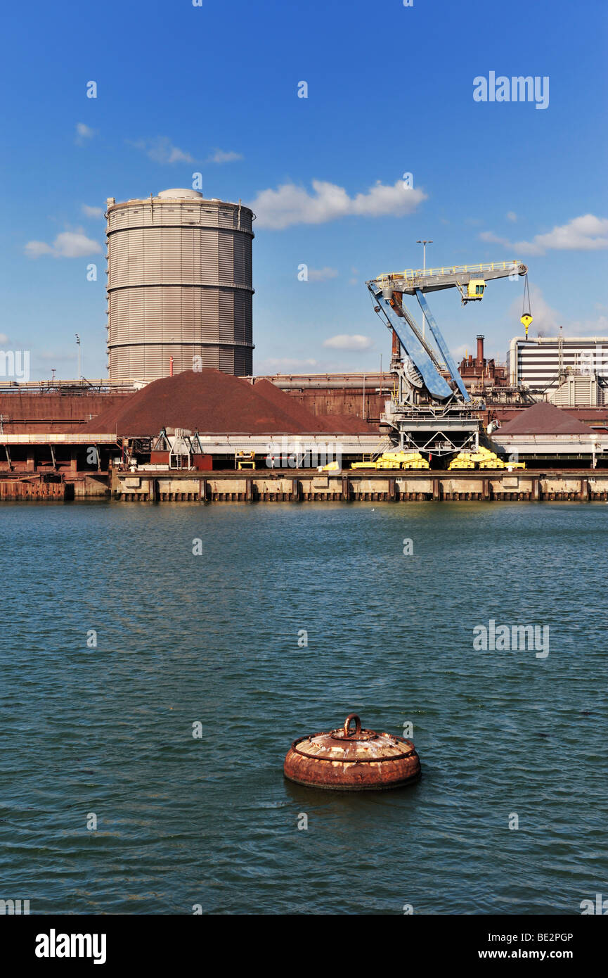 Stahlindustrie in IJmuiden, Niederlande Stockfoto