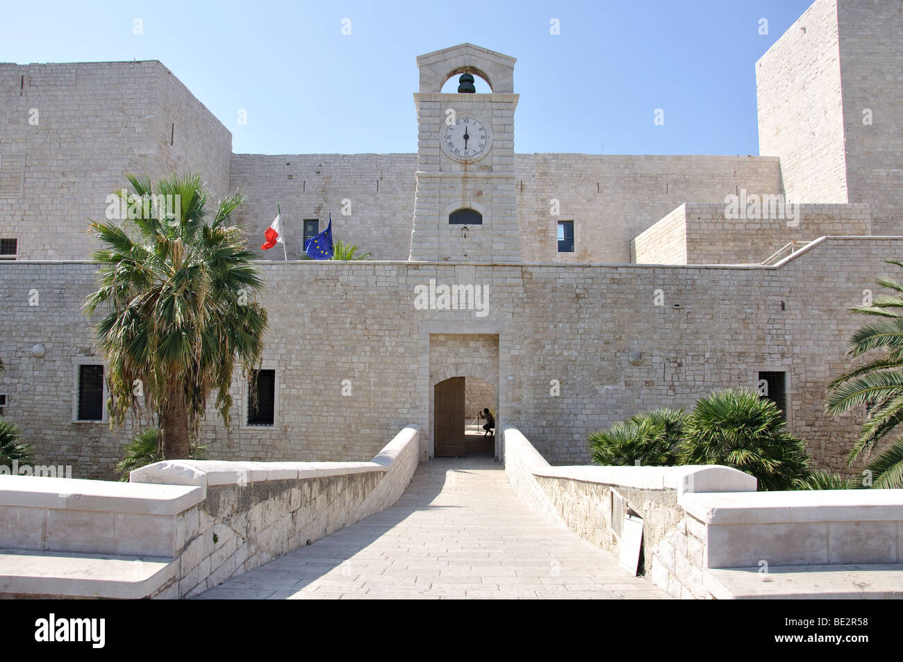 Die schwäbischen Schloss, Trani, Provinz Barletta-Andria-Trani, Apulien Region, Italien Stockfoto